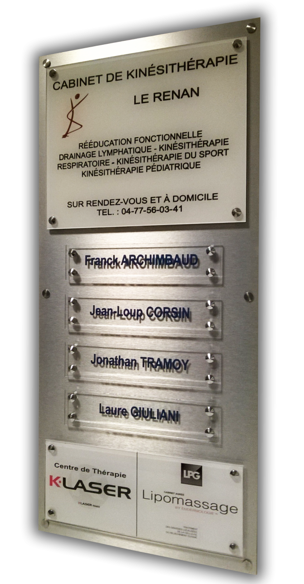 exemple de plaque et multi plaque professionnelle